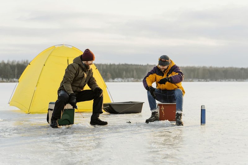 Germany - ice fishing game
